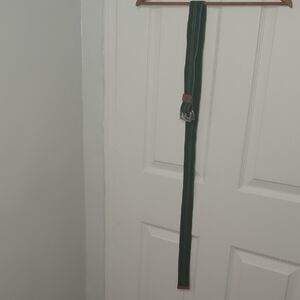 Polo by Ralph Lauren Green Belt with Silver Buckle